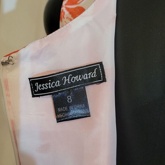 BRAND NEW JESSICA HOWARD SLEEVELESS ROUNDNECK SILK DRESS - Picture 15 of 16